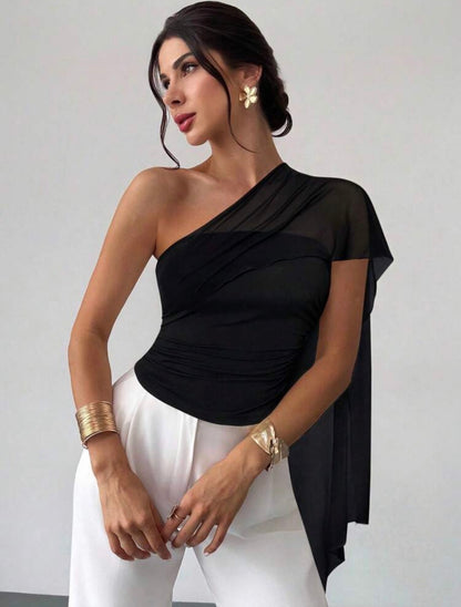 TOP AJUSTADO DE MALLA JL26AH09