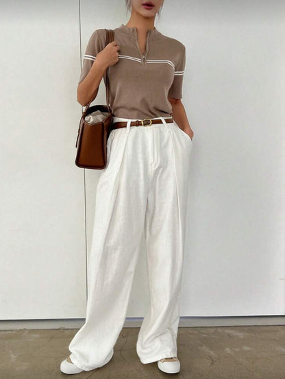 Blusa con cremallera F26YB03