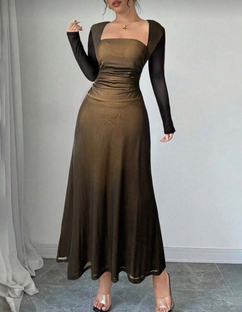 Vestido  negro intenso S25VC08