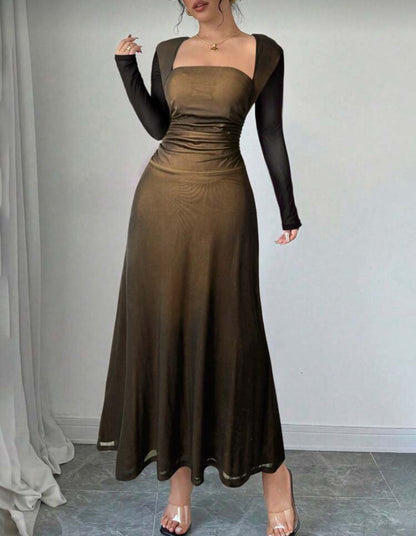 Vestido  negro intenso S25VC08