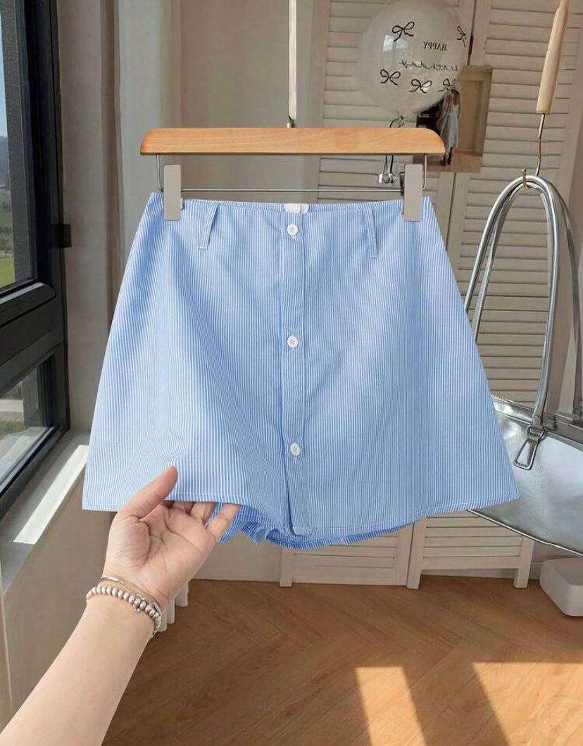 Falda Short de Ensueño con Botones Delanteros F25NZ03