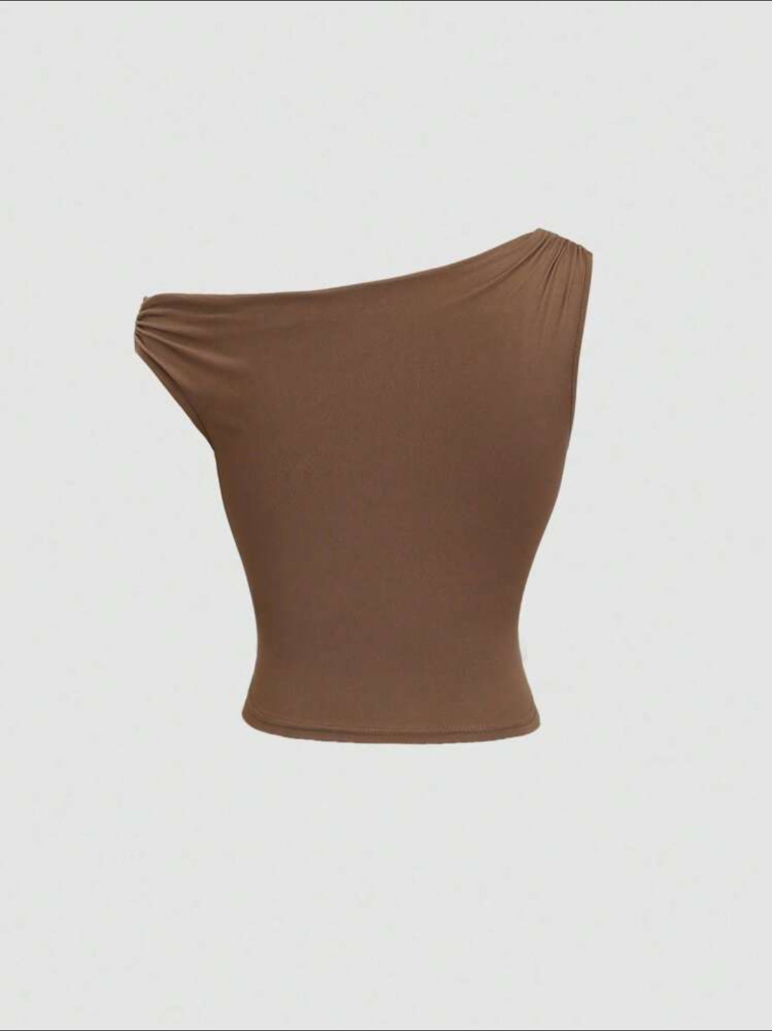 Top tipo camisa asimétrica AG25TP04