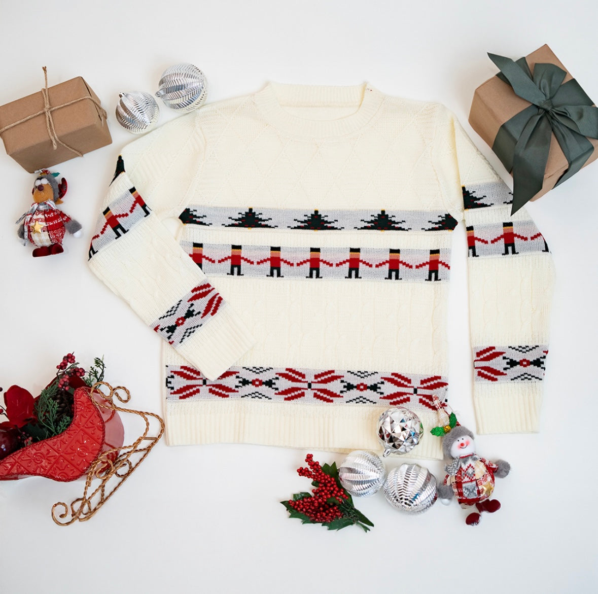 Sueter Navideño, Holiday Winter D25WW08