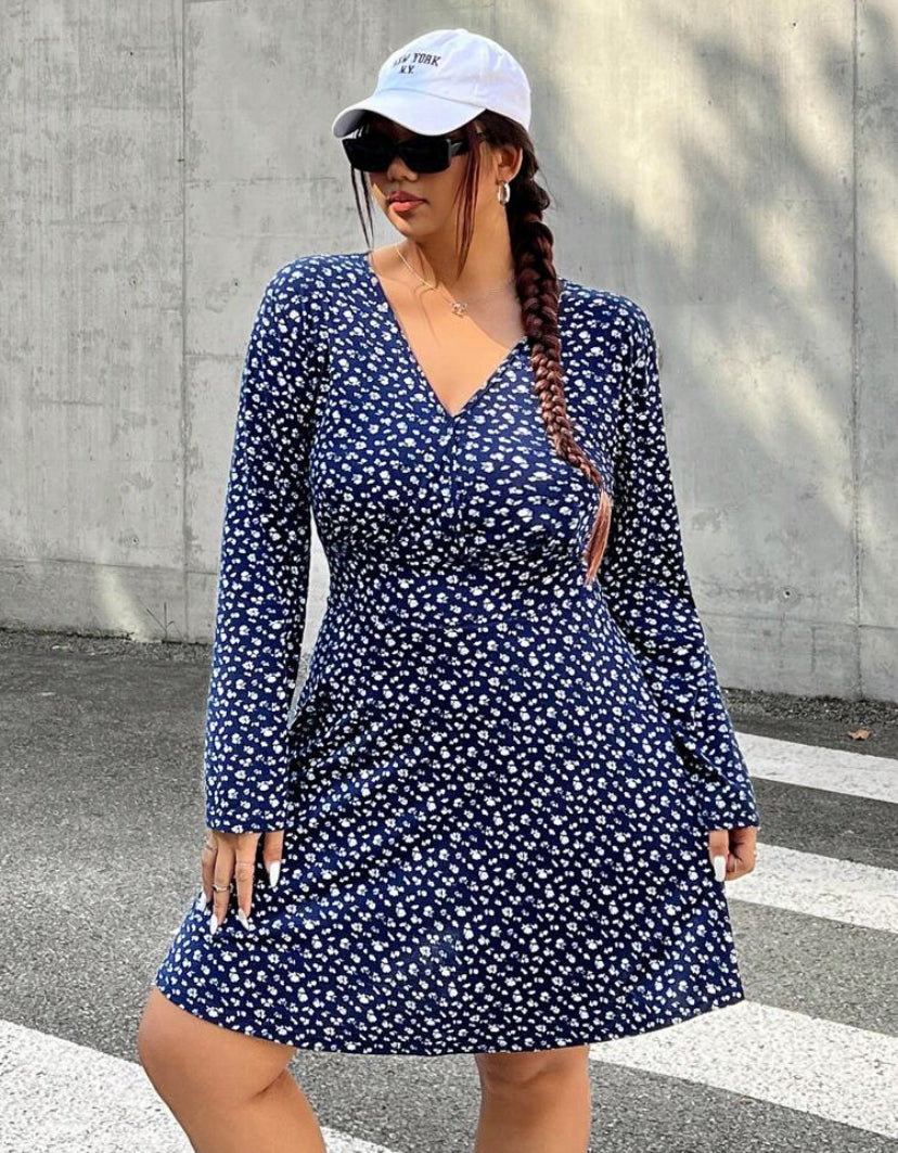 Vestido con estampado A25QL01