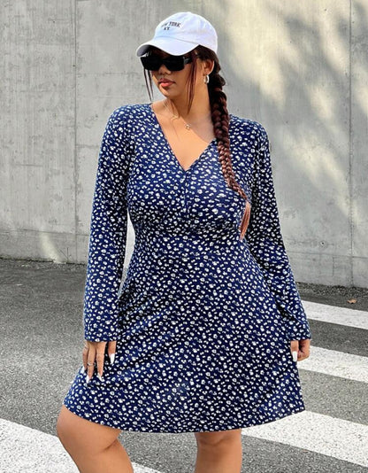 Vestido con estampado A25QL01
