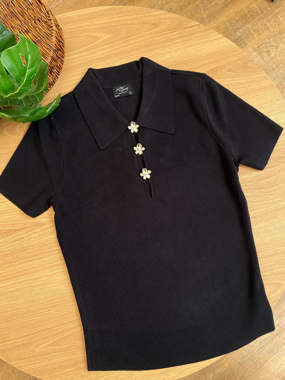 Blusa nocturna floral O25VO08