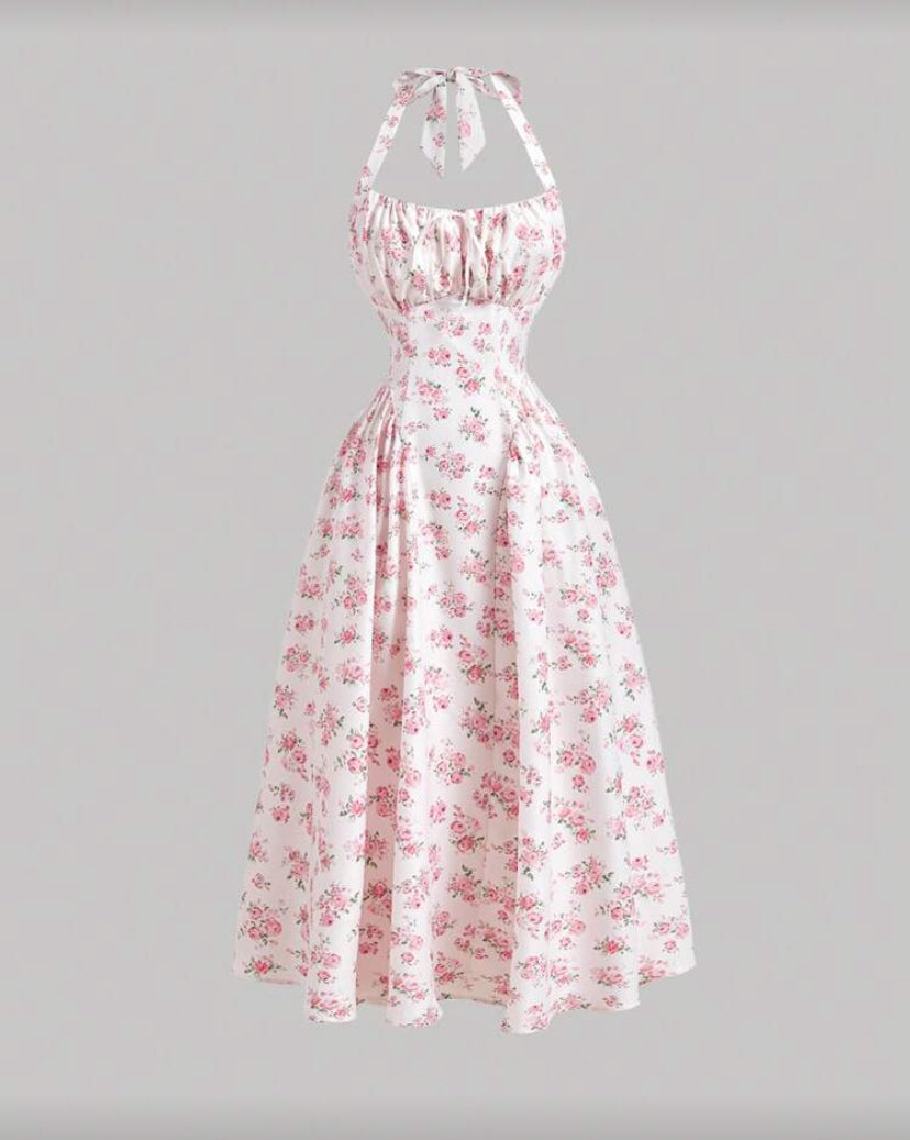 Vestido rosa encanto E26XH04