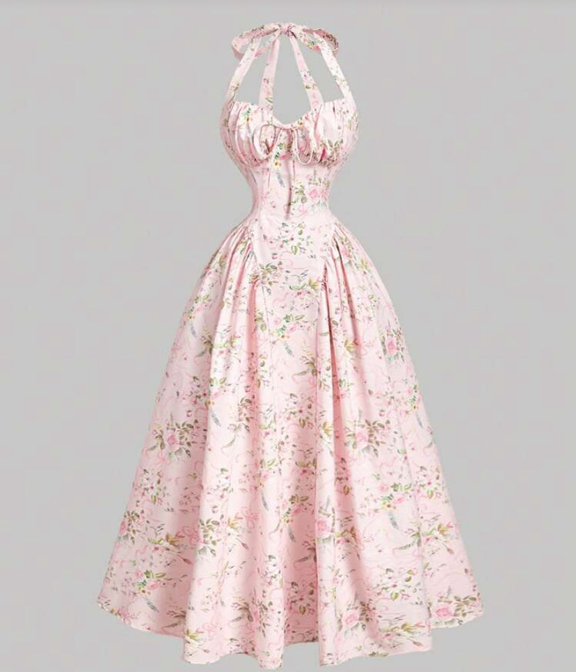 Vestido con lazo E26XÑ02