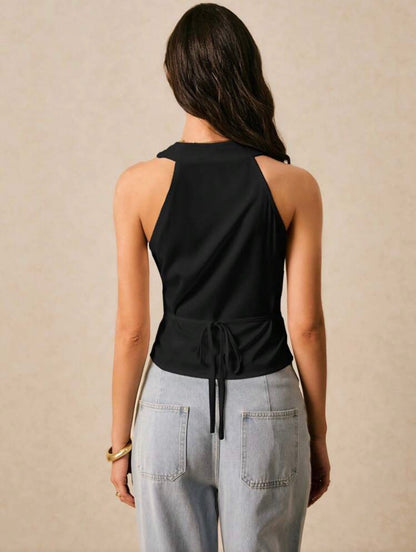 Blusa de chaleco elegante