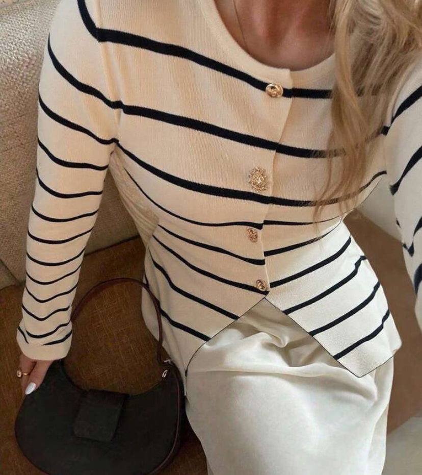 Cárdigan de punto con cuello O25VW01