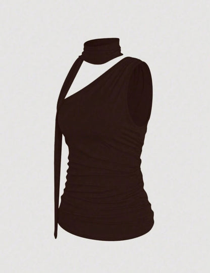CAMISETA DE TIRANTES CON DISEÑO ELEGANTE A26BB01