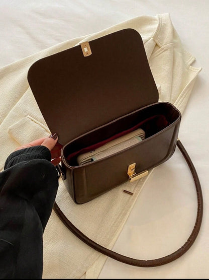 Bolso clásico chocolate