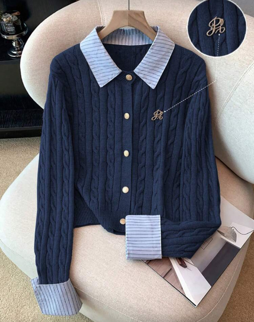 Cárdigan corto de punto D25WV07