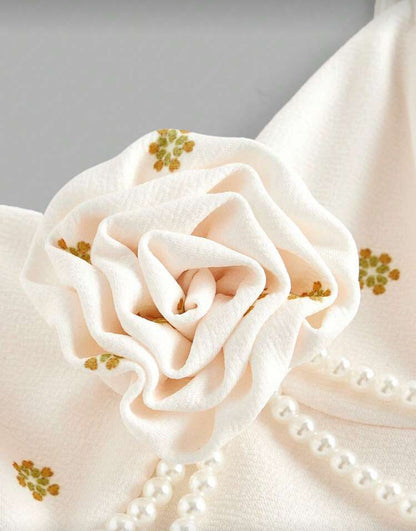 Vestido largo con flores E26XH03