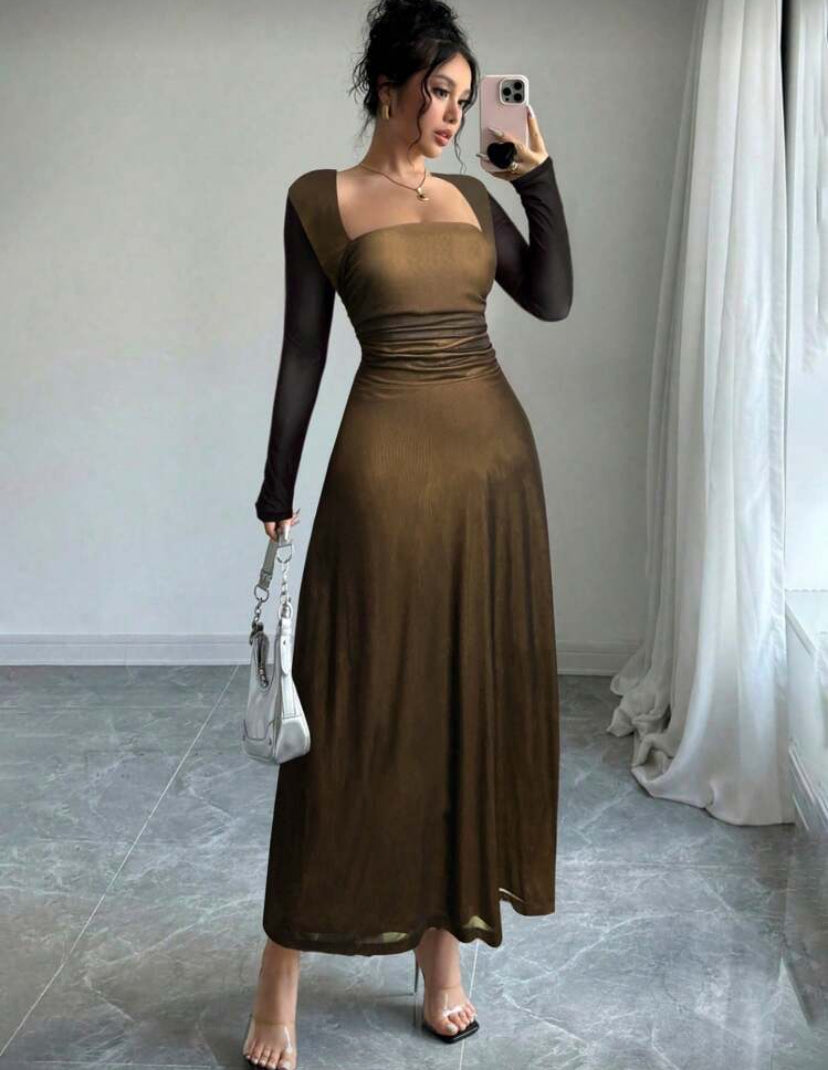 Vestido  negro intenso S25VC08