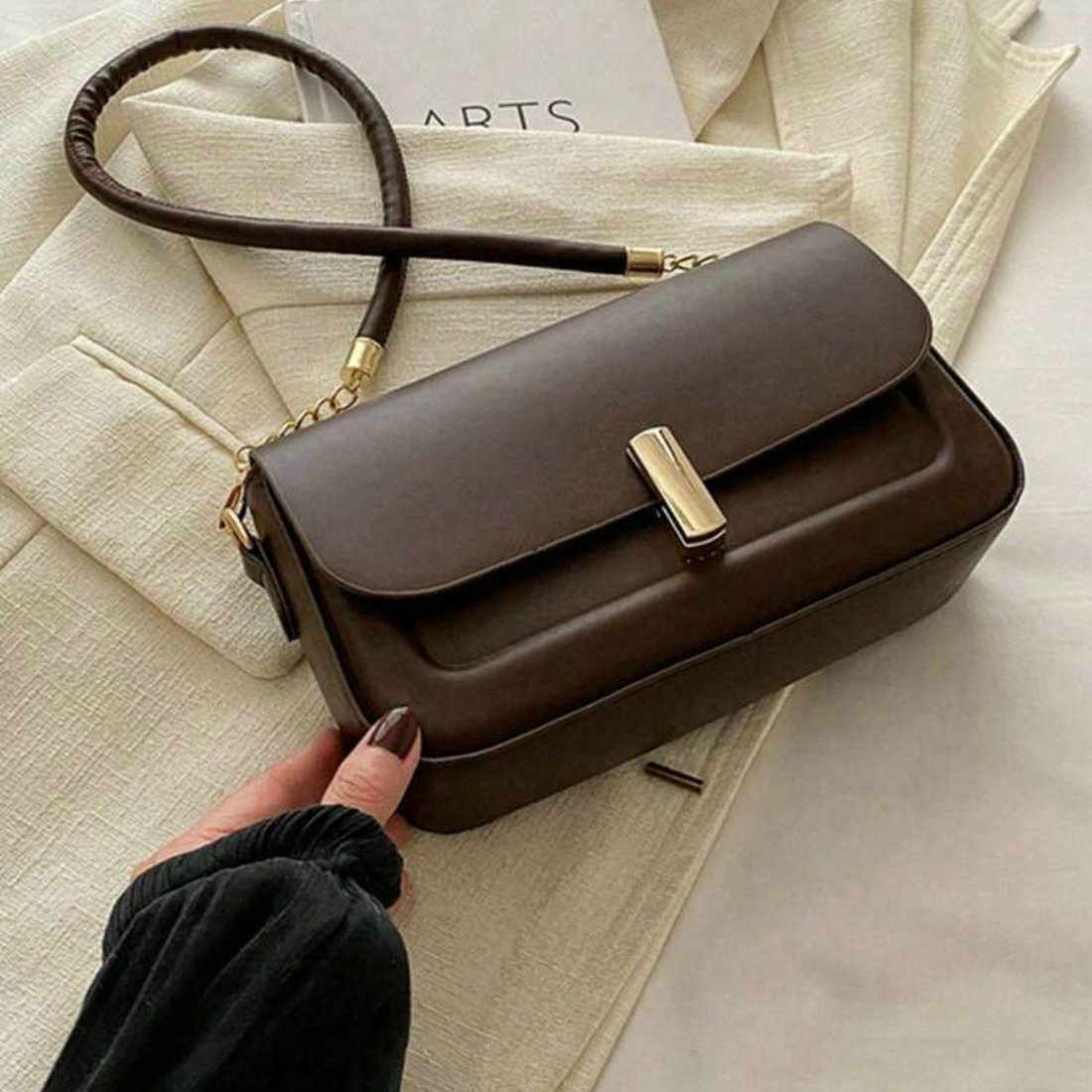 Bolso clásico chocolate