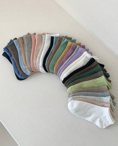 calcetines cortos casuales unicolor M25ÑK04