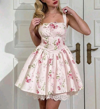 Vestido corto con estampado N25WT02