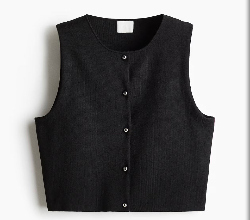 Waiscoat H&amp;M Negro.