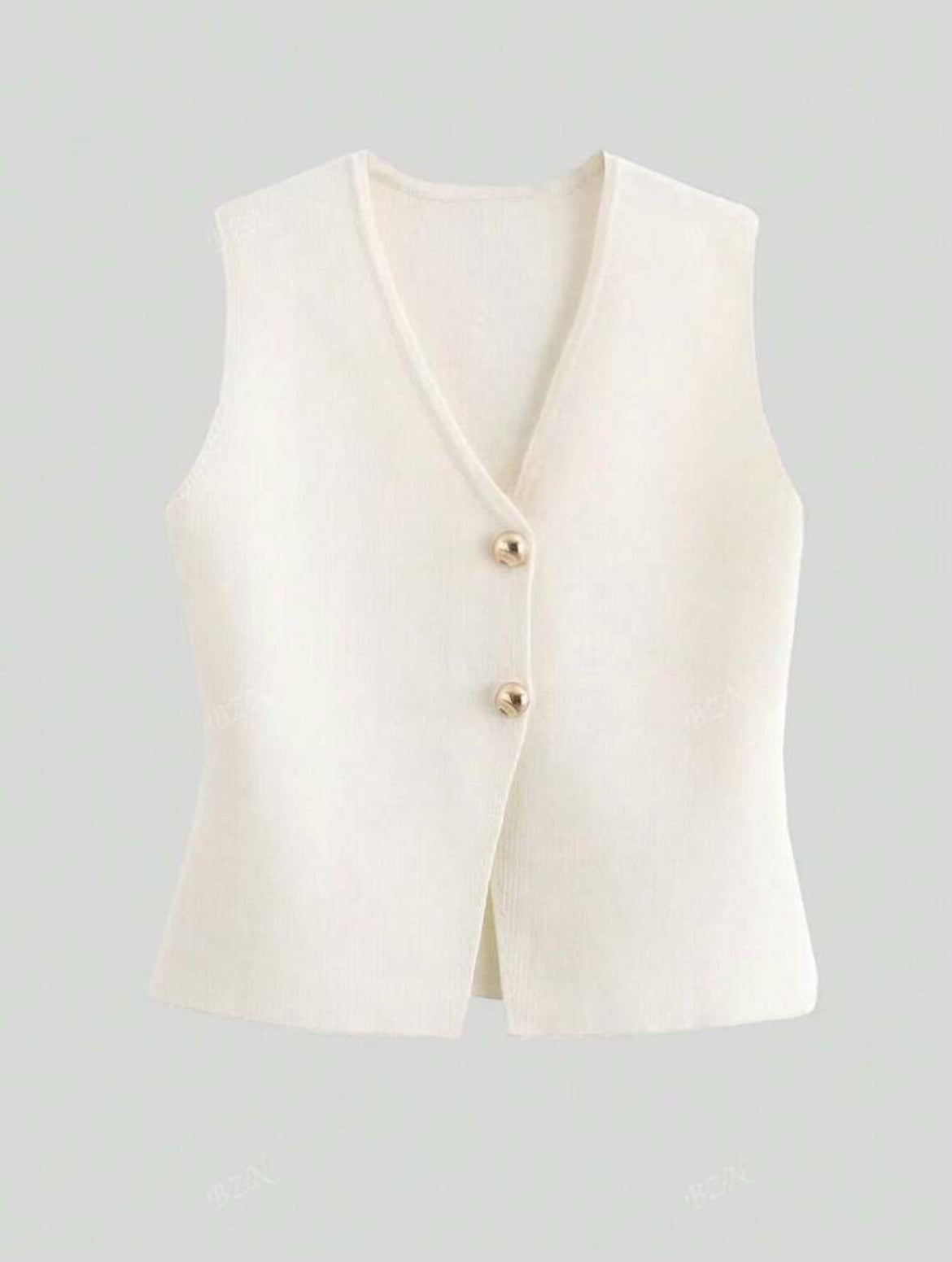 Coco elegante chaleco cuello V sin mangas M25PB06