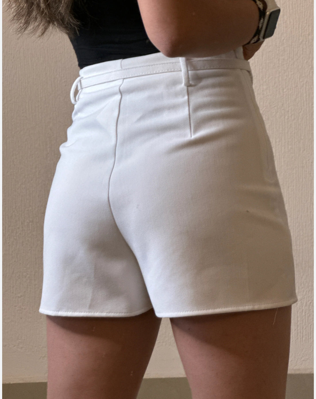 Nieve Blanca Short de Tela. Zara99