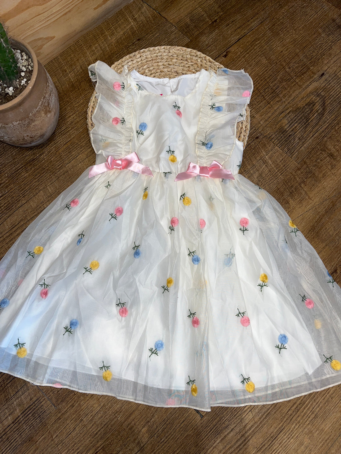 Vestido Fiesta de flores O25VS01