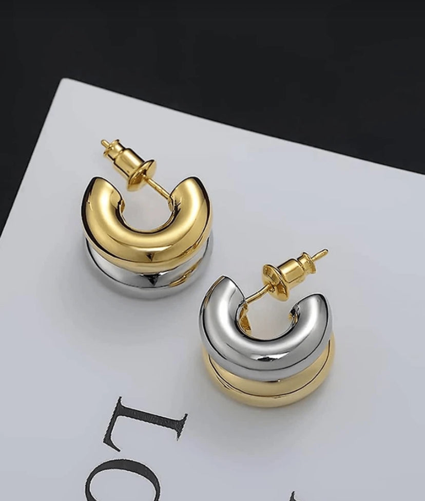 Pendiente inoxidable ACE O25WH06