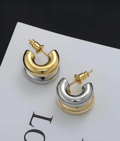 Pendiente inoxidable ACE O25WH06