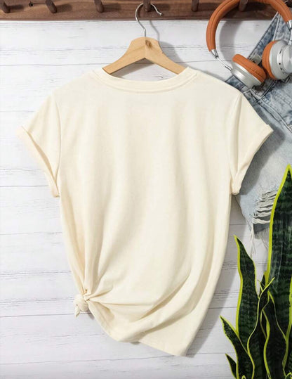 Camisa de cuello redondo E26XK010 🔴