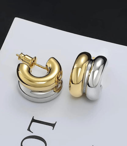 Pendiente inoxidable ACE O25WH06