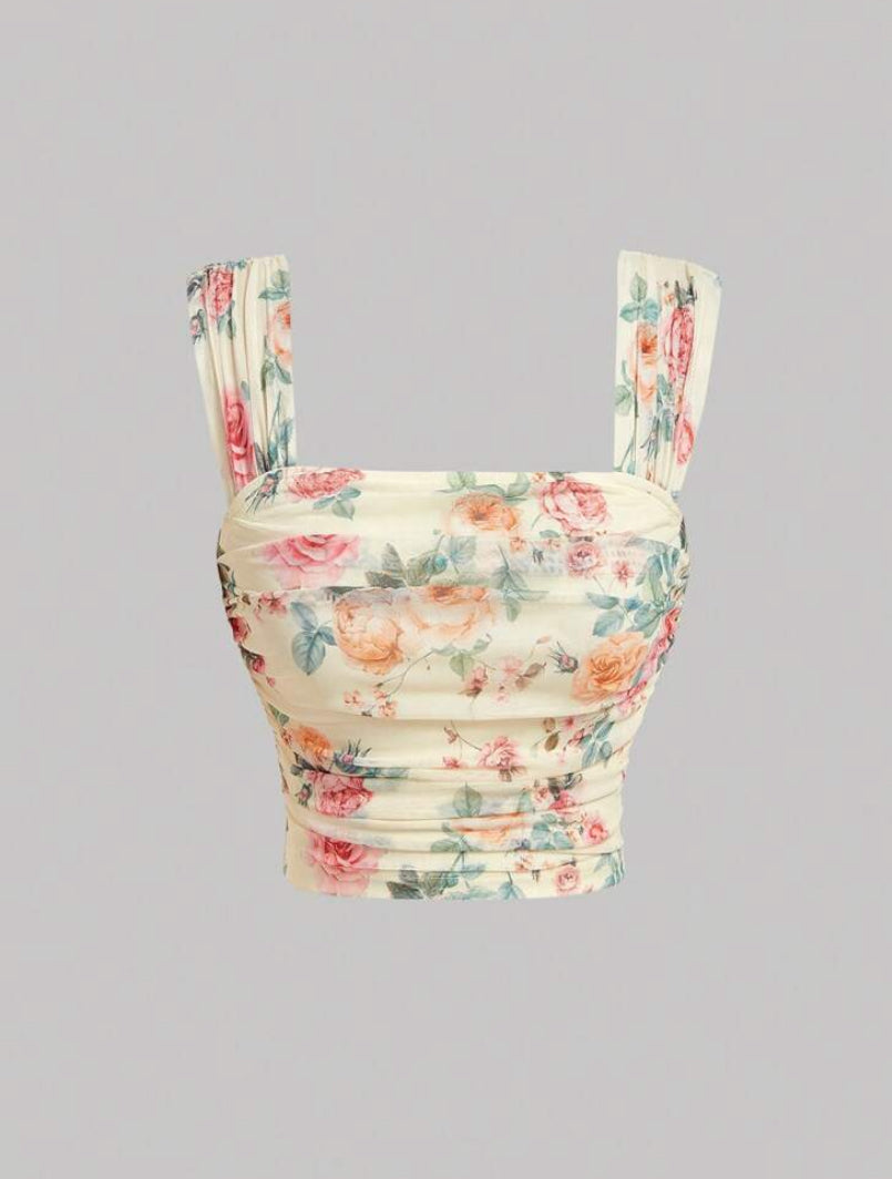 Chaleco elegante y estilizado con cuello cuadrado A25PP02