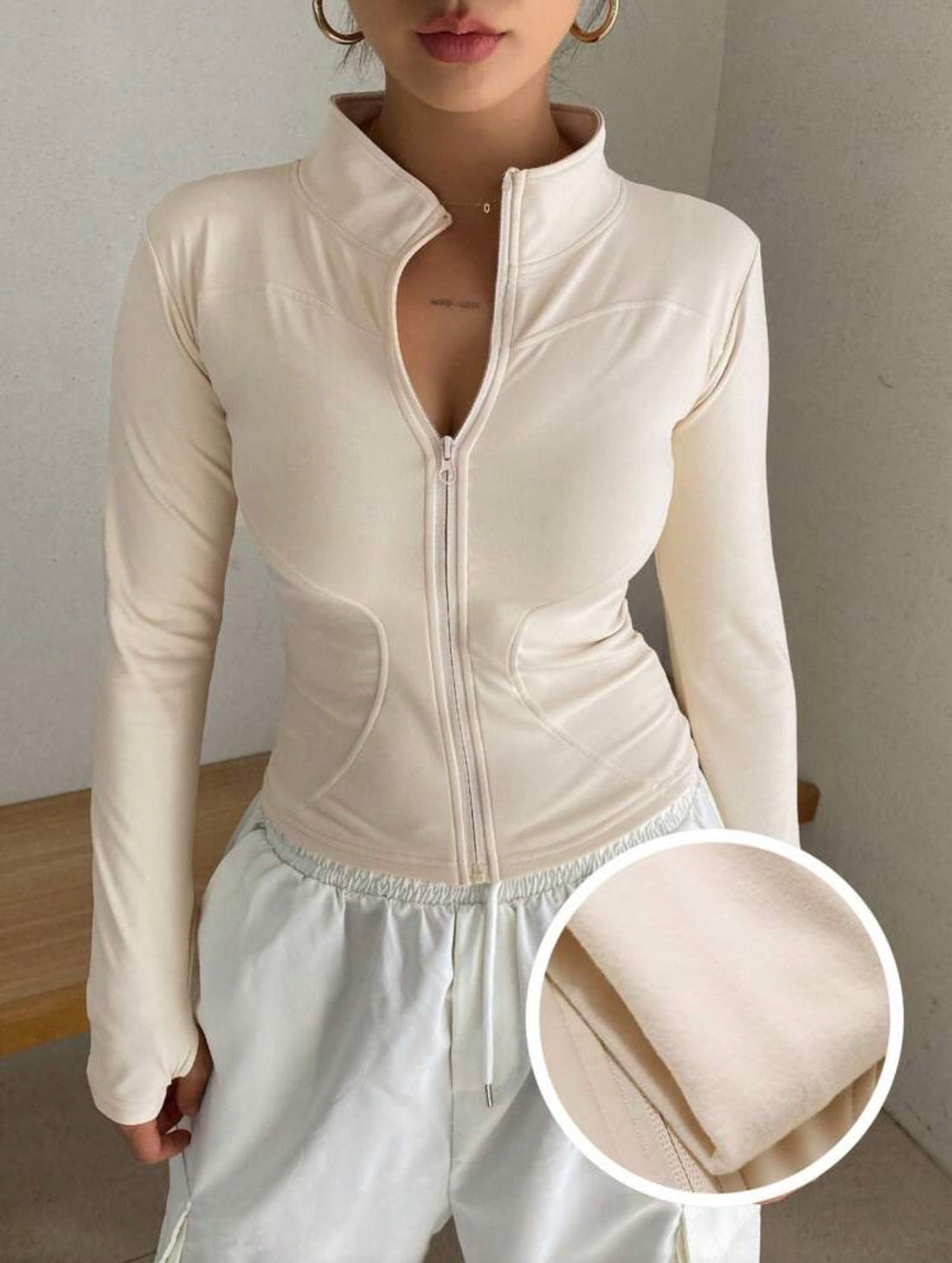 CHAQUETA CON FORRO POLAR