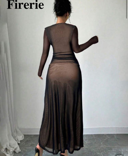 Vestido de manga larga S25VC07