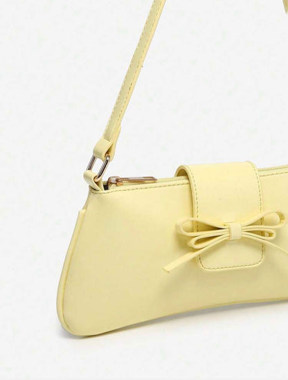 Bolso de mano amarillo