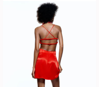 Verso Incompleto Vestido de espalda descubierta.J25SC02