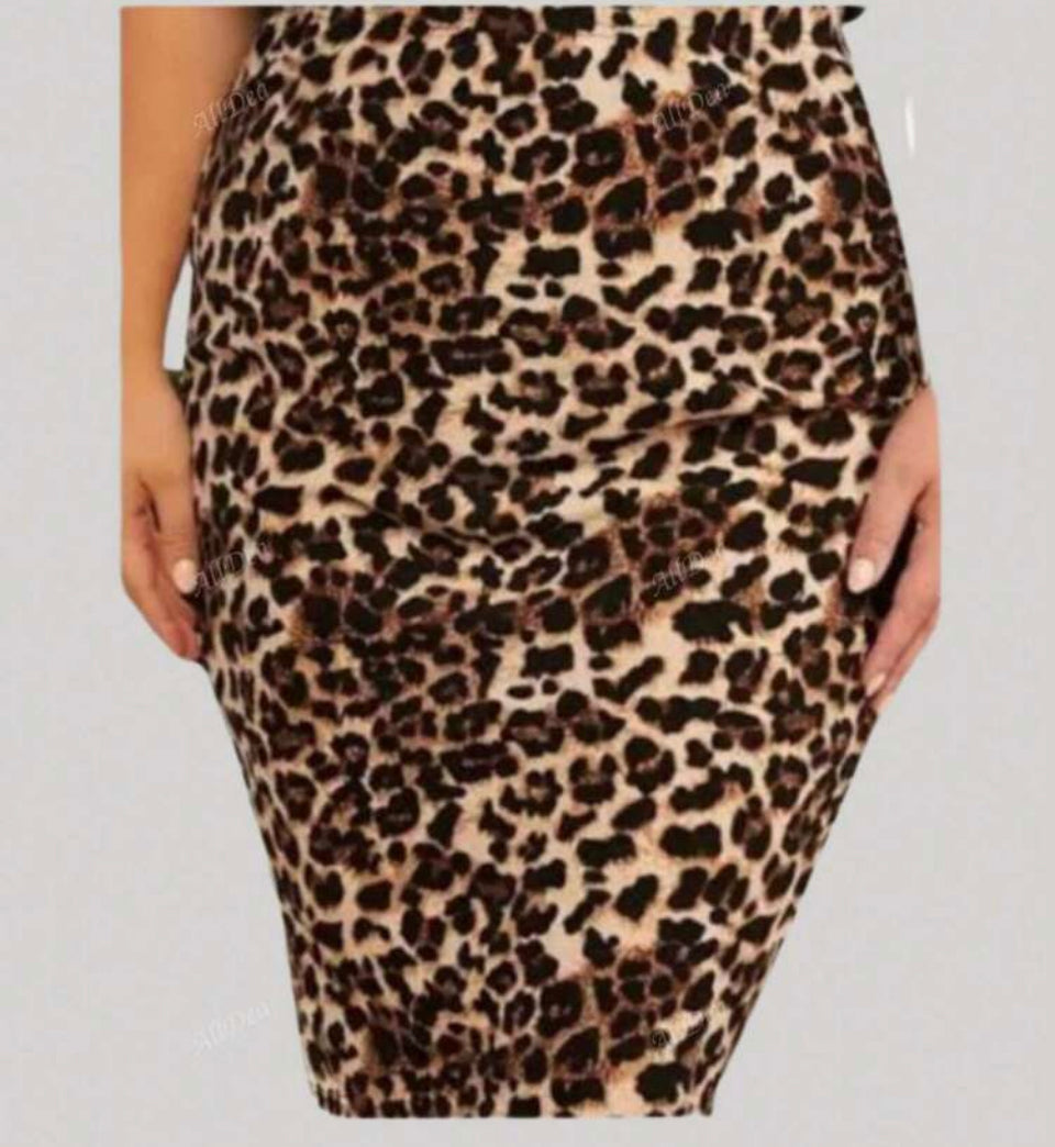 Instinto Salvaje Falda de Leopardo. J25SI08