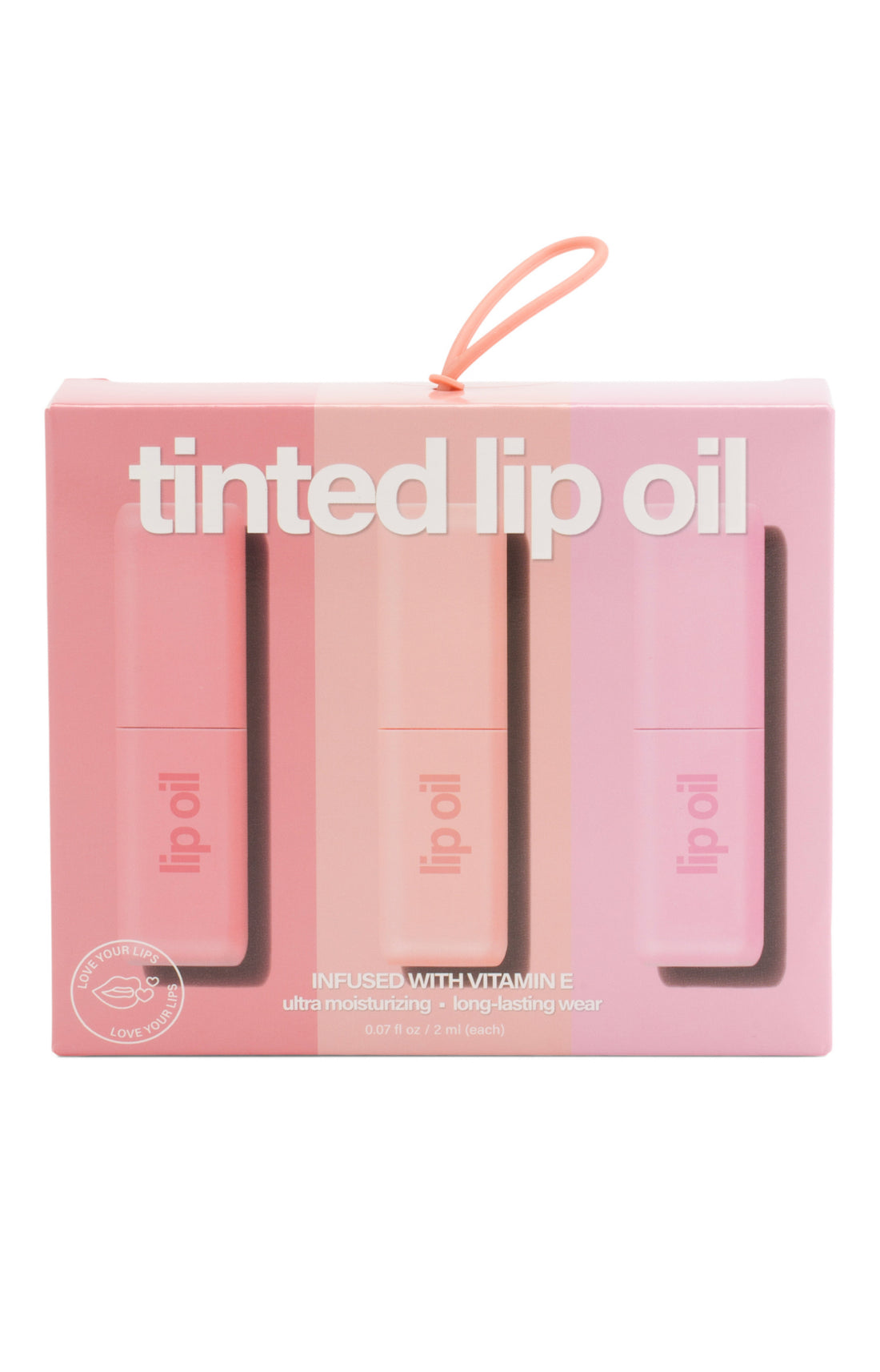 Aceites labiales teñidos de 3 piezas J25QL07