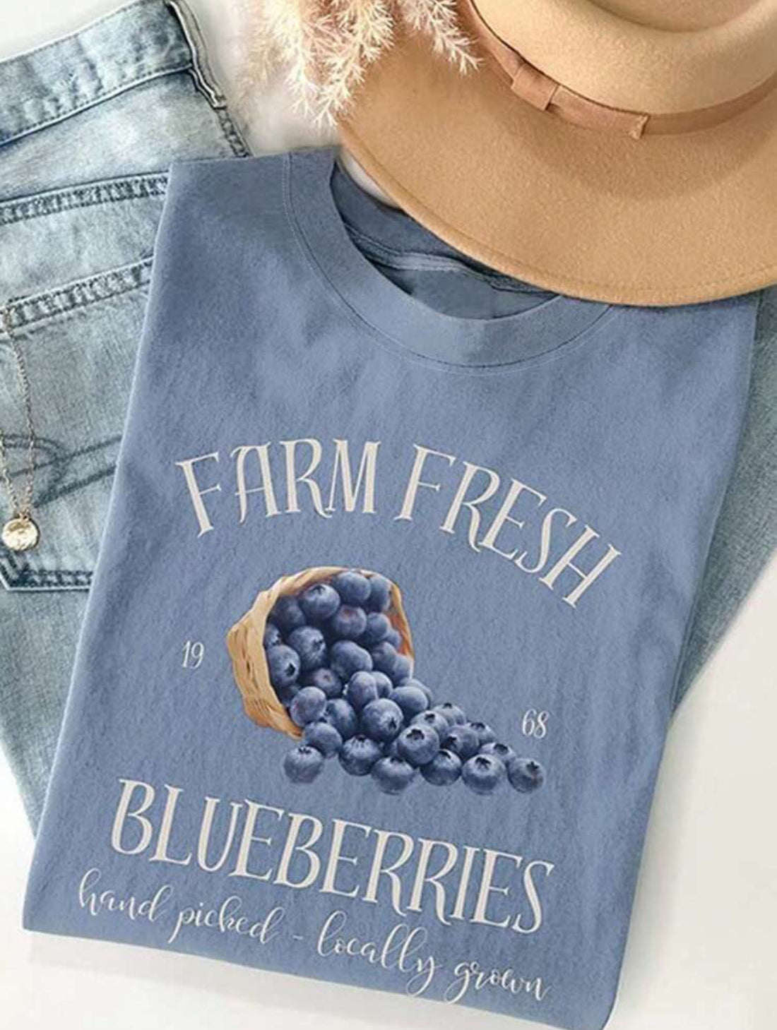 Overzise con estampado de blueberries AG25TQ02