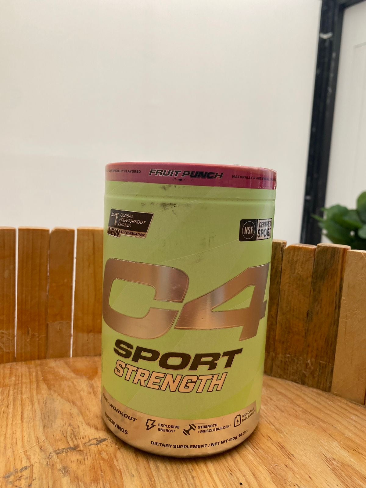 C4 SPORT STRENGTH PRE-ENTRENO 60 PORCIONES J25TÑ07