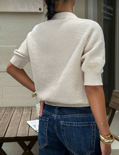 Cárdigan con decoración metálica E26XU01