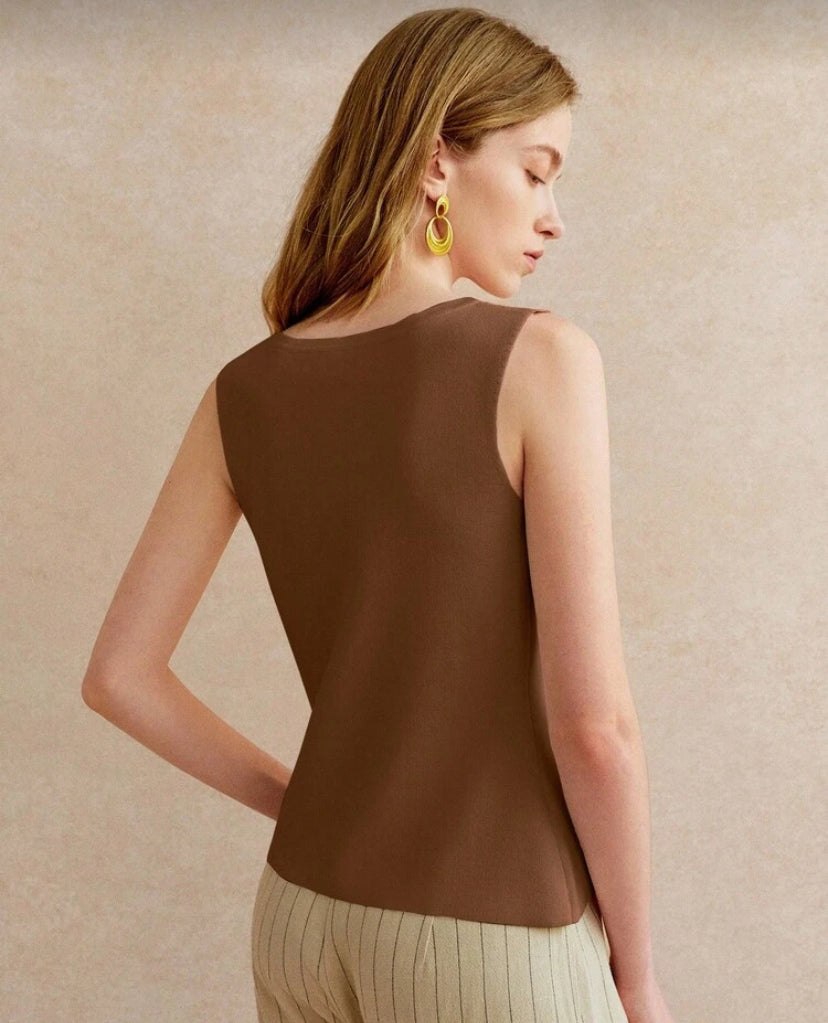 Cárdigan informal con botones N25WP07