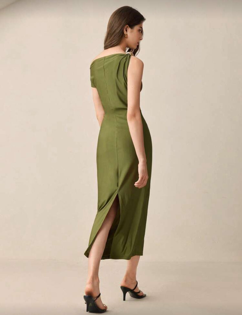 Vestido verde esmeralda O25VY08