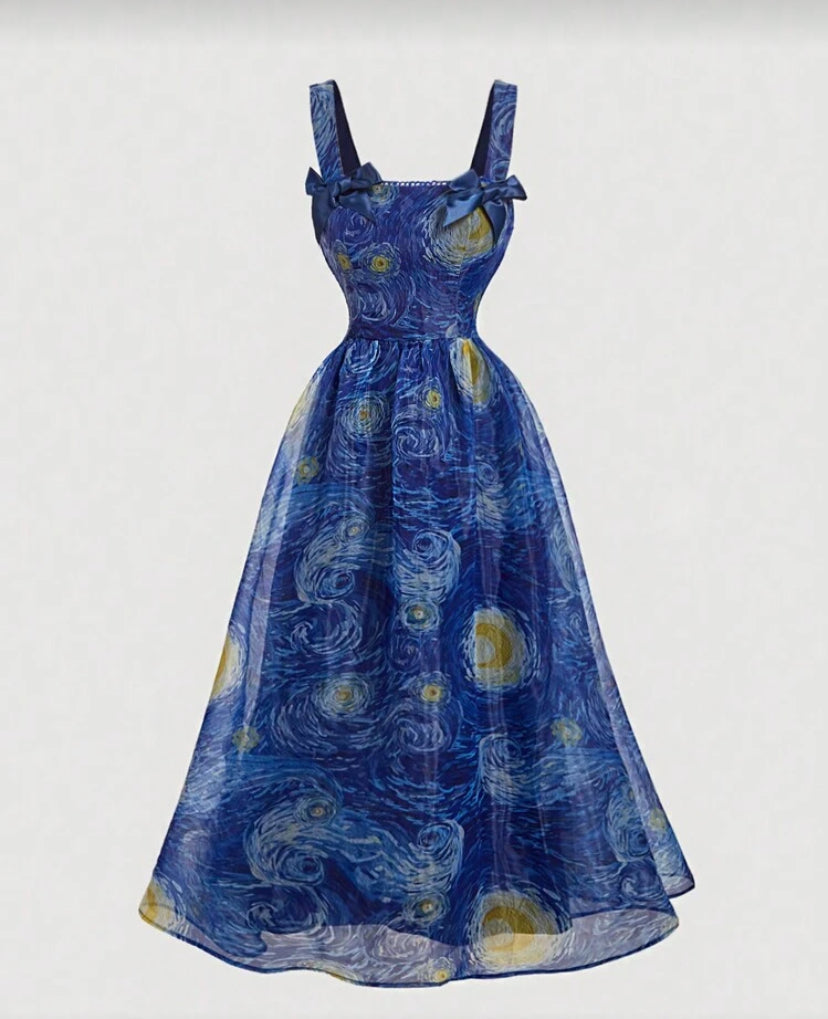 Vestido de noche Estrellada O25WG04