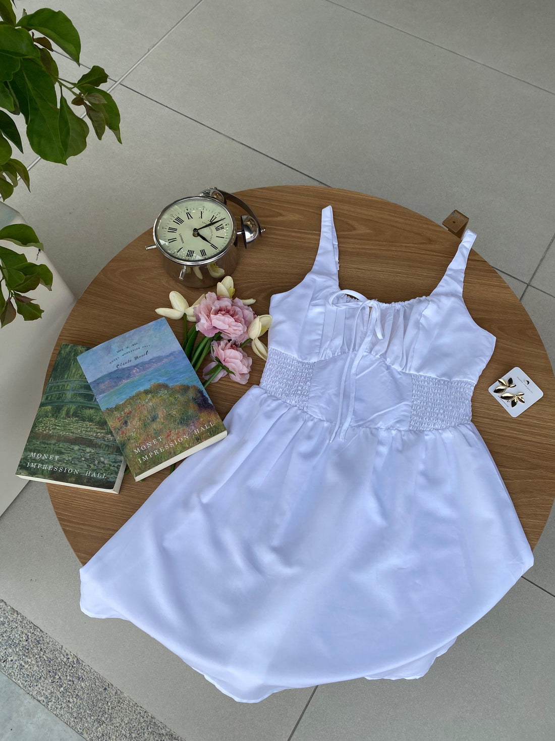 Vestido nube blanca J25RA05