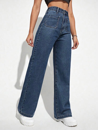 Pantalón recto holgado