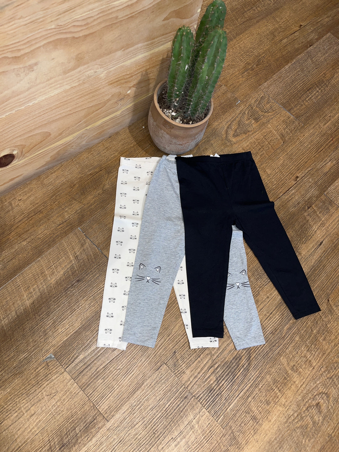 Tres piezas leggins con estampado de dibujos animados AA03