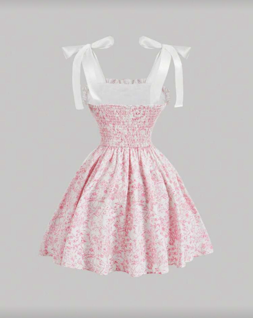 Vestido corto rosa E26XH09