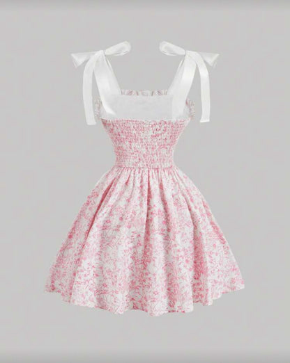 Vestido corto rosa E26XH09