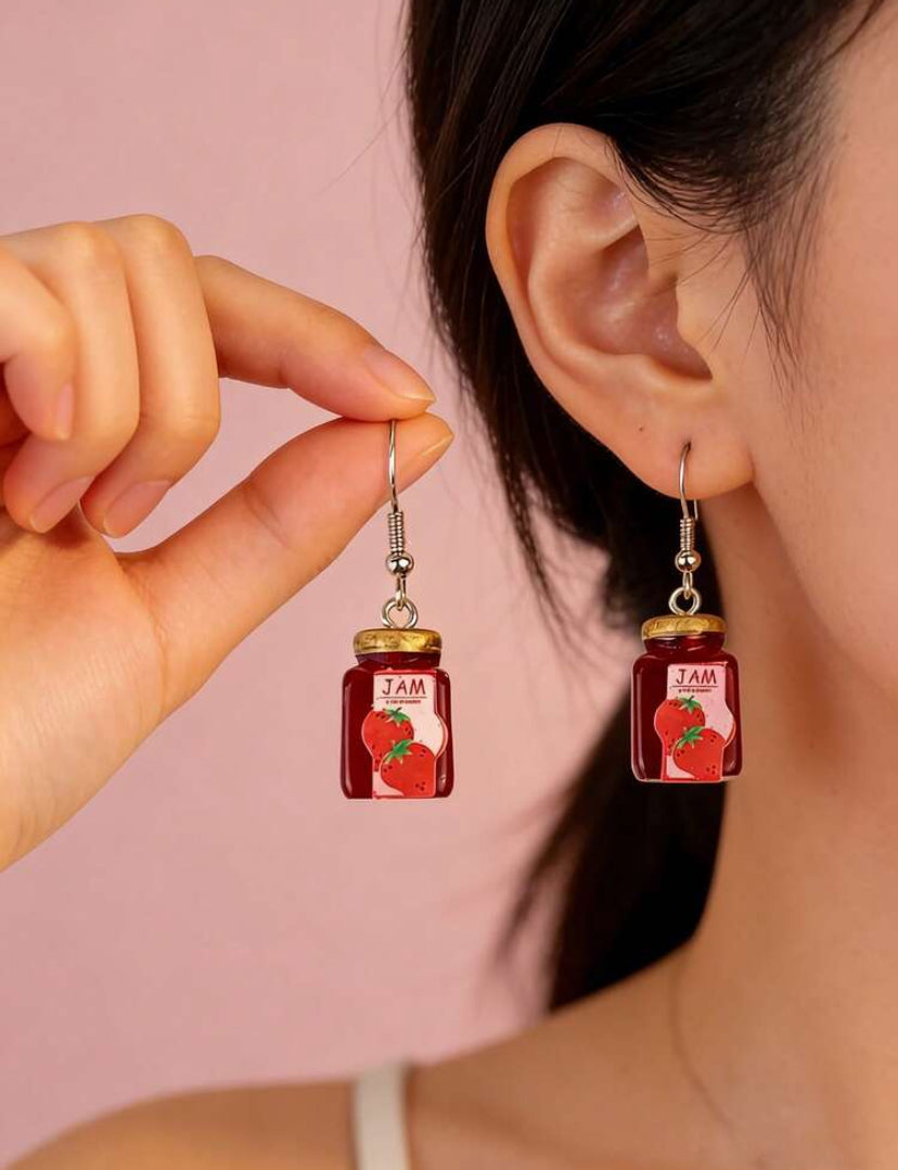 PENDIENTES TARRO MERMELADA
