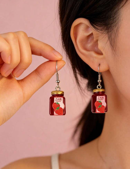PENDIENTES TARRO MERMELADA